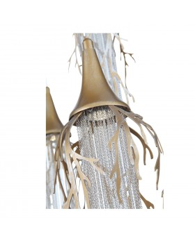 SL1116.203.09 Светильник подвесной ST-Luce Золотой с патиной/Золотой с патиной, Никель LED 9*5W 3000K SALICA-foto11