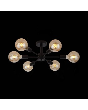 SL419.402.06 Люстра потолочная Черный E27 6*60W ANO-foto11