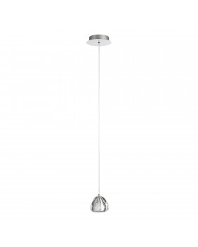 SL6017.101.01 Светильник подвесной ST-Luce Хром/Прозрачный с пузырьками воздуха LED 1*3W 3000K WATERFALL-foto2