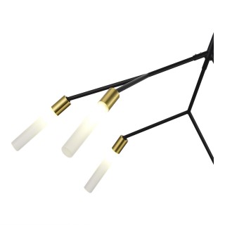 SLE1129-403-06 Светильник подвесной Черный, латунь/Белый G9 6*5W KAITO-foto3