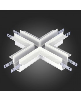 ST007.500.12 Коннектор X-образный для встраиваемого магнитного шинопровода под ГКЛ 12мм ST-Luce Белый SKYLINE 48-foto3