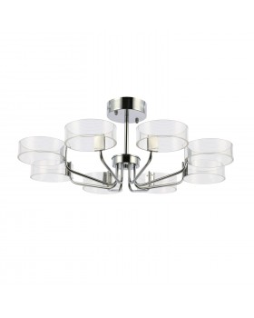 SLE283102-08 Люстра потолочная Хром/Белый LED 8*8W 3000K SOLLA-foto2