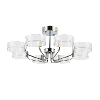 SLE283102-08 Люстра потолочная Хром/Белый LED 8*8W 3000K SOLLA-foto2