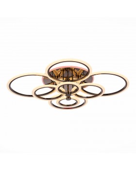 SLE500582-08RGB Светильник потолочный Темный хром/Белый LED 1*212W RGB 15W 3000-6000K CERINA-foto2