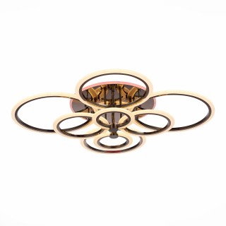 SLE500582-08RGB Светильник потолочный Темный хром/Белый LED 1*212W RGB 15W 3000-6000K CERINA-foto2