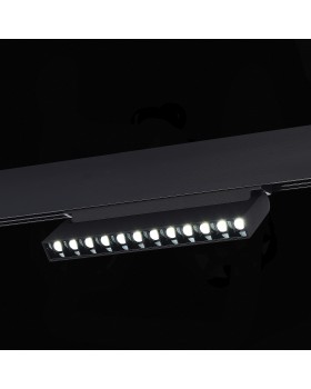 ST372.406.12 Магнитный трековый светильник SMART Черный LED 1*12W 2700K-6500K 1 080Lm Ra90 36° IP20 L225xW22xH136 48V SKYLINE 48-foto4
