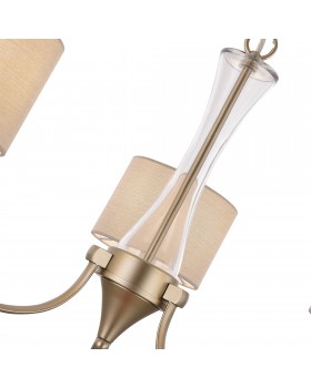 SLE1126-203-03 Светильник подвесной Шампань/Бежевый E14 3*40W CASSIA-foto3