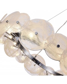 SL1658.103.18 Люстра подвесная ST-Luce Хром/Прозрачно-Белый G9 18*5W 4000K ELSA-foto3