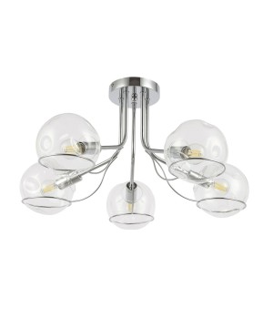 SLE102502-05 Люстра потолочная Хром/Прозрачный E14 5*40W BACA-foto2