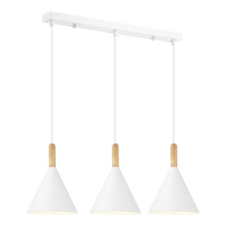 SLE1255-503-03 Светильник подвесной Белый/Белый E27 3*40W ARKET-foto3