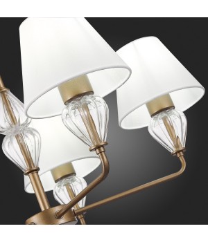 SLE107423-05 Люстра подвесная Золотистый/Белый E14 5*60W DALIDA-foto12