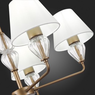 SLE107423-05 Люстра подвесная Золотистый/Белый E14 5*60W DALIDA-foto12