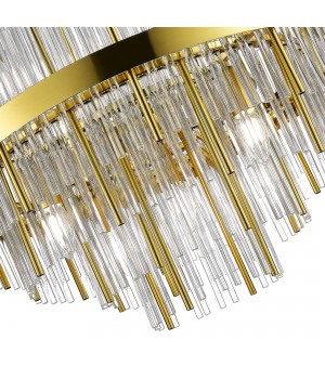 SL1634.303.09 Люстра подвесная ST-Luce Латунь/Прозрачный E14 9*60W RENS-foto3