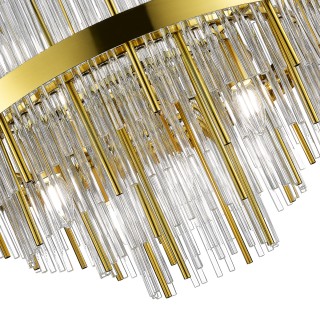 SL1634.303.09 Люстра подвесная ST-Luce Латунь/Прозрачный E14 9*60W RENS-foto3