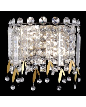 SL1655.201.02 Бра ST-Luce Золотистый/Прозрачный E14 2*40W DESIO-foto3