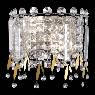 SL1655.201.02 Бра ST-Luce Золотистый/Прозрачный E14 2*40W DESIO-foto3