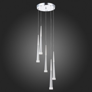SLE200113-05 Светильник подвесной Хром/Хром, Белый LED 5*7W 3000K ORPELO-foto8