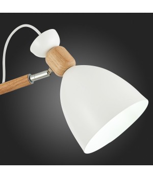 SLE103802-03 Люстра потолочная Светлое дерево, Белый/Белый E27 3*60W BALCAMO-foto9