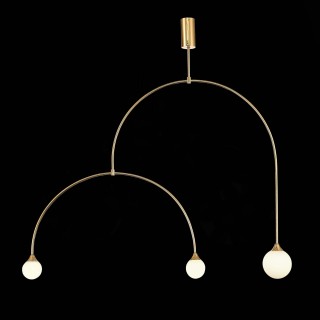 SL1187.203.03 Светильник подвесной ST-Luce Золотистый/Белый G9 3*5W 4000K VIVE-foto3