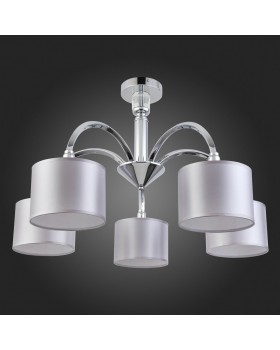 SLE107202-05 Люстра потолочная Хром/Светло-серый E14 5*40W SNERE-foto6