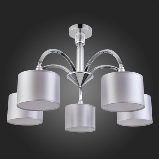 SLE107202-05 Люстра потолочная Хром/Светло-серый E14 5*40W SNERE-foto6