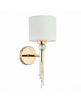 SLE105151-01 Светильник настенный Золотистый/Белый E27 1*60W PRIMMA-foto2