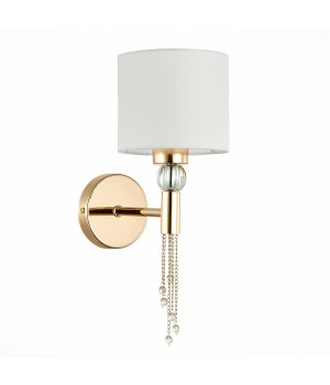 SLE105151-01 Светильник настенный Золотистый/Белый E27 1*60W PRIMMA-foto2