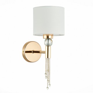 SLE105151-01 Светильник настенный Золотистый/Белый E27 1*60W PRIMMA-foto2