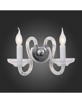 SL757.101.02 Бра ST-Luce Хром, Прозрачный/Прозрачный E14 2*40W NINFA-foto3