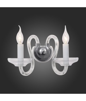 SL757.101.02 Бра ST-Luce Хром, Прозрачный/Прозрачный E14 2*40W NINFA-foto3