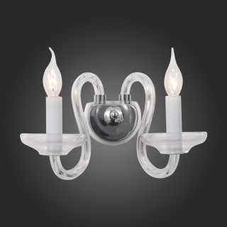 SL757.101.02 Бра ST-Luce Хром, Прозрачный/Прозрачный E14 2*40W NINFA-foto3