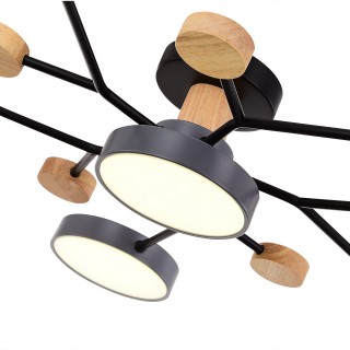 SLE6006-702-06 Светильник потолочный Серый/Серый LED 6*12W 3000K/4500K/6000K FAEMA-foto5