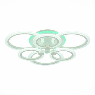 SLE500652-06RGB Светильник потолочный Белый/Белый LED 1*108W RGB 8W 3000-6000K CERINA-foto3