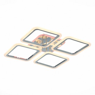 SLE200412-04RGB Светильник потолочный Хром/Белый LED 1*112W RGB 8W 3000-6000K QUTRO-foto2