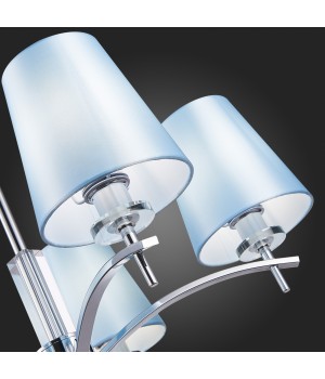 SLE105613-05 Люстра подвесная Хром/Светло-голубой E14 5*40W PERAMONE-foto9