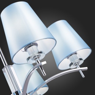 SLE105613-05 Люстра подвесная Хром/Светло-голубой E14 5*40W PERAMONE-foto9