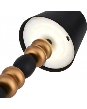 SL1011.414.01 Прикроватная лампа ST-Luce Черный, Золотистый/Черный LED 1*3W 3000-6000K EASE-foto5