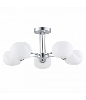 SLE104302-05 Люстра потолочная Хром/Белый E14 5*40W LANTA-foto2