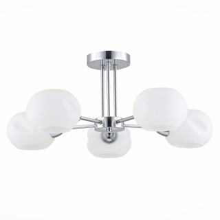 SLE104302-05 Люстра потолочная Хром/Белый E14 5*40W LANTA-foto2