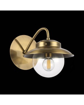 SLE110101-01 Светильник настенный Античная бронза/Прозрачный E14 1*40W GARONNI-foto5