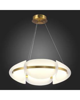 SL1304.203.45 Люстра подвесная ST-Luce Золотистый/Белый LED 1*45W 3000K ETOILE-foto5