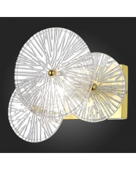 SL1657.201.01 Бра ST-Luce Золотистый/Прозрачный E14 1*40W FLERO-foto6