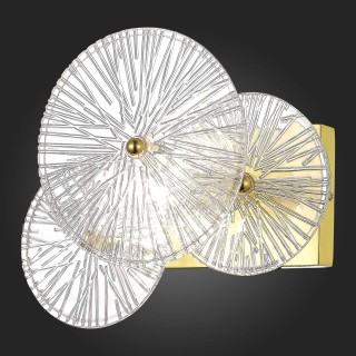 SL1657.201.01 Бра ST-Luce Золотистый/Прозрачный E14 1*40W FLERO-foto6