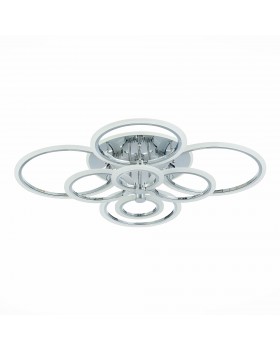 SLE500512-08RGB Светильник потолочный Хром/Белый LED 1*212W RGB 15W 3000-6000K CERINA-foto4