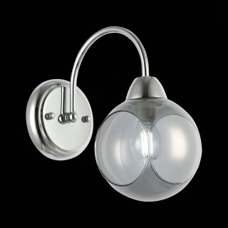 SLE102101-01 Бра Хром/Дымчатый E14 1*40W RELOTTE-foto3