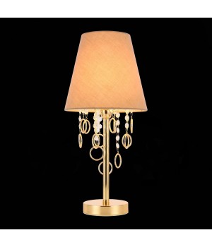 SL1138.204.01 Прикроватная лампа Французское золото/Бежевый, Прозрачный E14 1*40W MEDDO-foto4