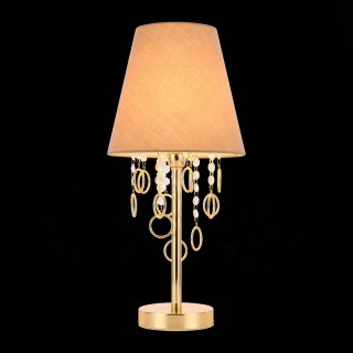 SL1138.204.01 Прикроватная лампа Французское золото/Бежевый, Прозрачный E14 1*40W MEDDO-foto4