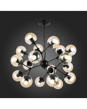 SLE154913-18 Светильник подвесной Черный/Янтарный E14 18*60W LACOTTA-foto7