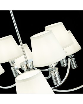 SLE111303-12 Люстра подвесная Хром/Белый E14 12*40W MONZA-foto6