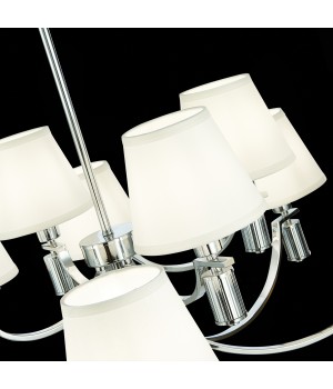 SLE111303-12 Люстра подвесная Хром/Белый E14 12*40W MONZA-foto6